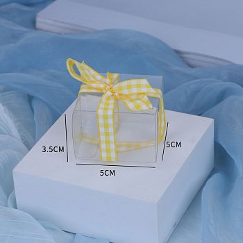 Коробка подарочная прозрачная, 5 х 5 х 3,5 см