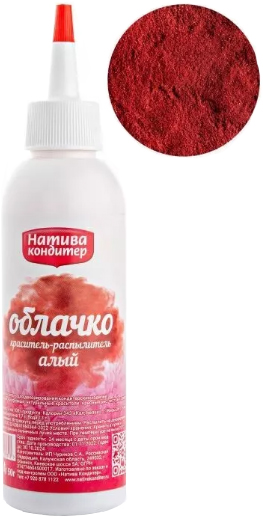 Краситель-распылитель Алый, Натива, 50 г