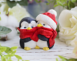 Молд силиконовый 3D: Пингвинчики