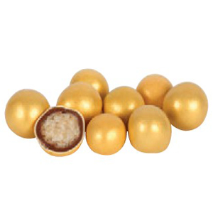 Украшение шоколадное СФЕРА золото, 150 г