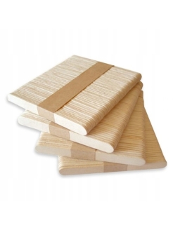 Палочки деревянные для мороженого, 12,5 х 1 х 0,2 см, 50 шт