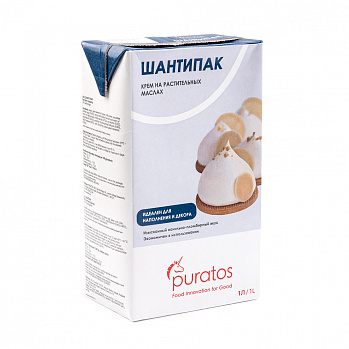 Сливки растительные Шантипак Puratos 1 л