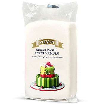 Мастика сахарная белая, Vizyon, 1 кг