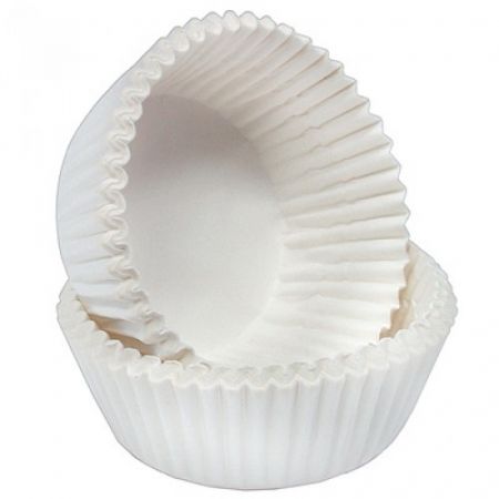 Капсула бумажная для конфет круглая №2 белая d-27 мм, h-16,5 мм (13-15 шт)