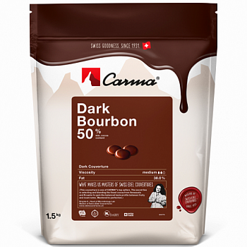 Темный шоколад в монетах "BOURBON" 50%, 5 кг