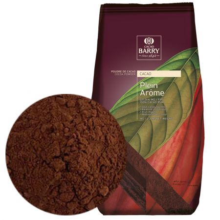Какао-порошок алкализованный "Cacao Barry" Plein Arome, упаковка 1 кг