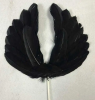 Топпер из перьев "Крылья Ангела", черный
