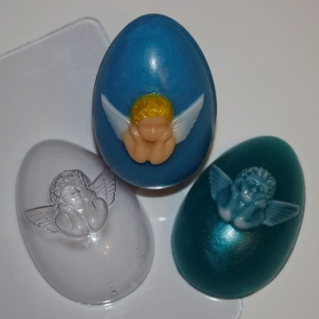 Форма пластиковая: Яйцо/Ангел