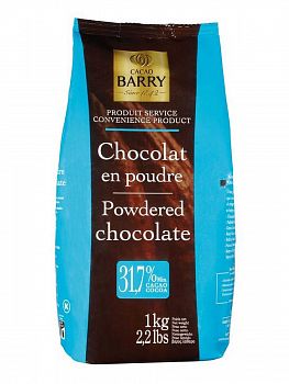 Шоколадный порошок Powdered Chocolate для горячего шоколада Cacao Barry, Франция, 1 кг