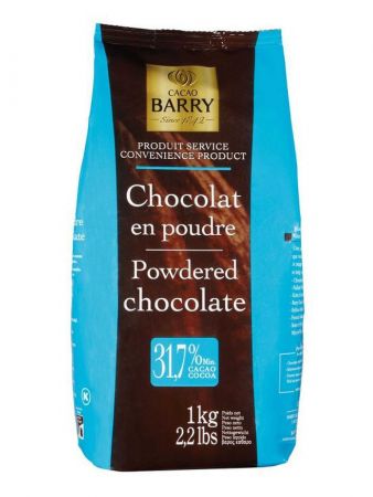 Шоколадный порошок Powdered Chocolate для горячего шоколада Cacao Barry, Франция, 1 кг