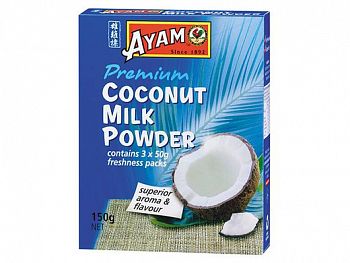 Кокосовый порошок "Сухое кокосовое молоко"  AVAM 150 г (50 г*3)
