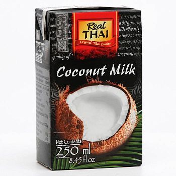 Кокосовое молоко REAL THAI, Tetra Pak, 250 мл