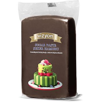 Мастика сахарная коричневая, Vizyon, 500 г