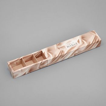 Коробка для 5 конфет «Ткань», 5 х 21 х 3.3 см