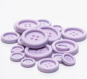 Пуговицы из глазури фиолетовые