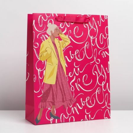 Пакет ламинированный вертикальный «Улыбка», L 31 × 40 × 11,5 см