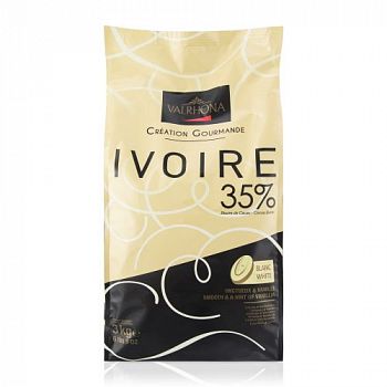 Шоколад белый Ivoire 35%, Valrhona, Франция, 3 кг