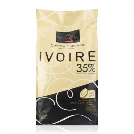 Шоколад белый Ivoire 35%, Valrhona, Франция, 3 кг