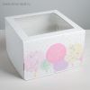 Коробка для торта Best wishes, 30 х 30 х 19 см