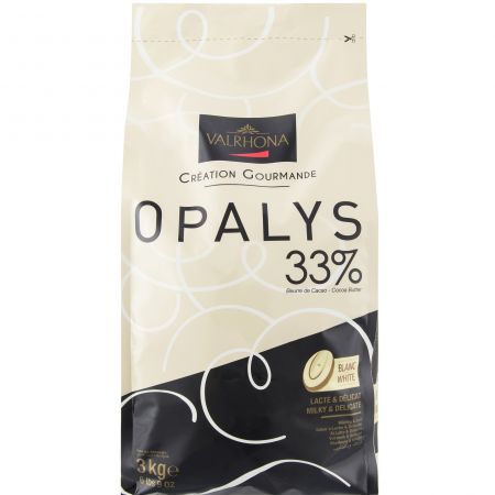 Шоколад белый Opalys 33%, Valrhona, Франция, 200 г