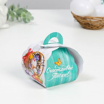 Коробочка подарочная для яйца «Кулич», 25 × 30 см