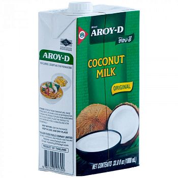 Кокосовое молоко "AROY-D", 1 литр