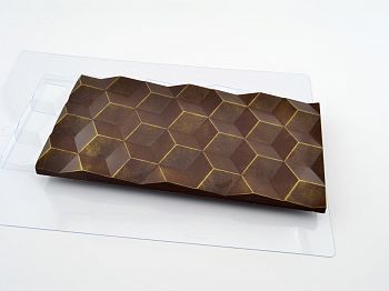 Форма для шоколада "Плитка Большие Кубики"