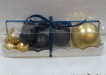 Шары из шоколадной глазури "Черно-золотое ассорти"