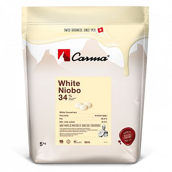 Белый шоколад в монетах "NIOBO" 34%, 250 г