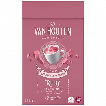 Горячий шоколад Ruby, Van Houten, 750 г