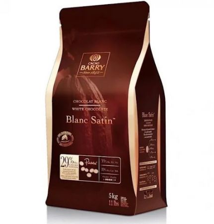 Шоколад белый Blanc Satin 29,2%, 5 кг