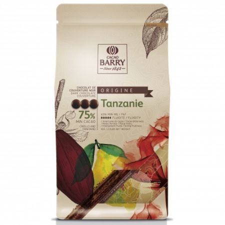 Шоколад тёмный Tanzanie 75%, Cacao Barry, Франция, 1 кг