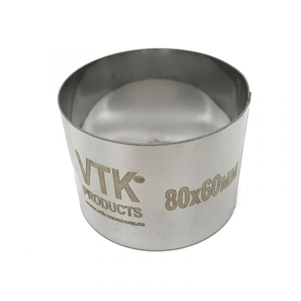 Форма "Кольцо" 80 х 60 нерж.ст. 0,8 мм
