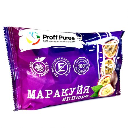 Замороженное пюре, саше Маракуйя, Proff Puree, 250 г