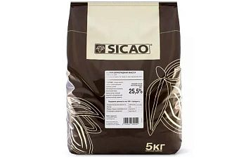 Шоколад белый Sicao 27% какао каллеты, 5 кг
