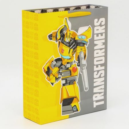 Пакет подарочный "Transformers" Трансформеры, 31х40х11,5 см