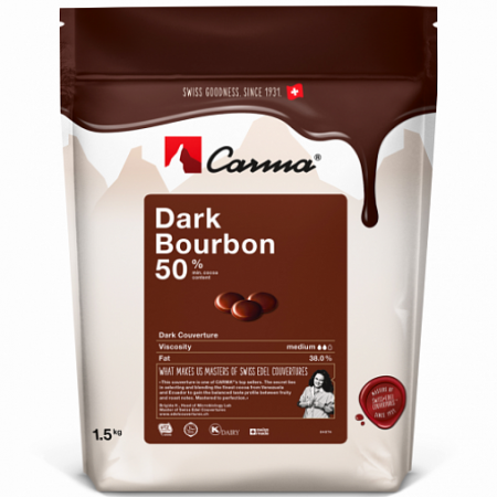 Темный шоколад в монетах "BOURBON" 50%, 250 г
