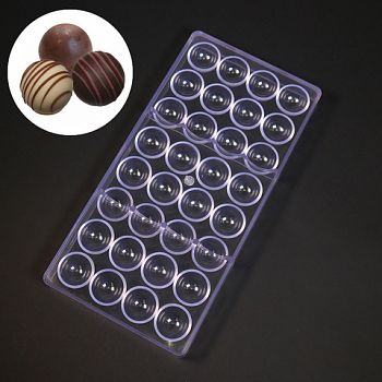 Форма для шоколада (поликарбонат) EMISFERO, Bake ware, 32 ячейки