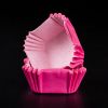 Капсулы для конфет розовые квадрат. 35*35 мм, h 20 мм, мини-упаковка
