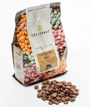 Шоколад молочный со вкусом капучино (Cappuccino), 30,8% какао, Callebaut, каллеты 250 г