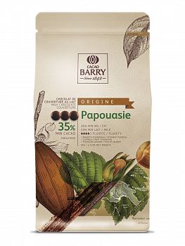 Шоколад молочный кувертюр Papouasie 35%, Cacao Barry, Франция, 100 г