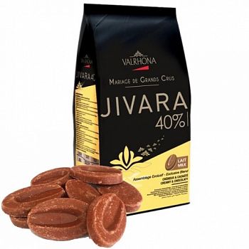 Шоколад молочный Jivara 40%, Valrhona, Франция, 200 г