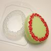 Форма пластиковая: Яйцо плоское/Цветочная рамка