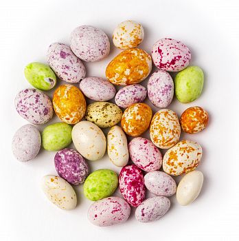Драже яйца шоколадные с арахисом розовый МИКС, 500 г
