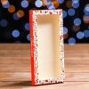 Подарочная коробка под плитку шоколада с окном "Новогоднее настроение" 17,1 х 8 х 1,4 см