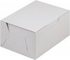 Коробка для пирожных без окошка 150*110*75 мм (белая)