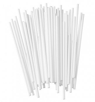 Палочки бумажные для леденцов и кейк-попсов (белые), 20 х 0,5 см, 100 шт