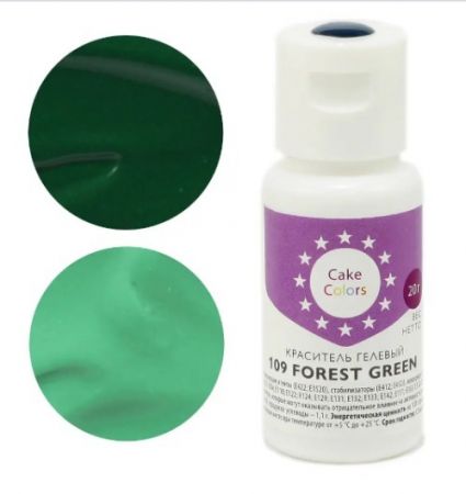 Краситель гелевый 109 FOREST GREEN, Cake Colors, 20 г