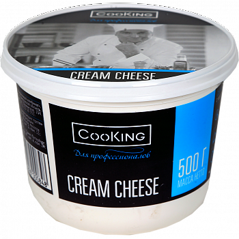 Сыр сливочный Кремчиз Cream cheese CooKing 70%, 0,5 кг