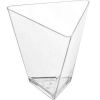 Форма фуршетная одноразовая, прозрачная чашка "Треугольник" 70 мл